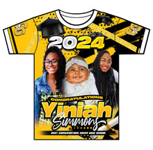 Load image into Gallery viewer, "Yiniah" Custom Designed Graduation 3D shirt