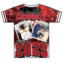 Load image into Gallery viewer, “Zakhia” Custom Designed Graduation shirt