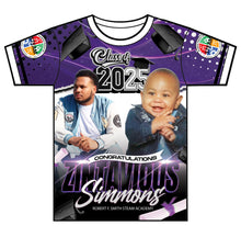 Load image into Gallery viewer, “Zintavious” Custom Designed Graduation shirt