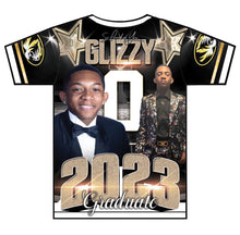 Load image into Gallery viewer, "T Mallory" Custom Designed Graduation 3D shirt