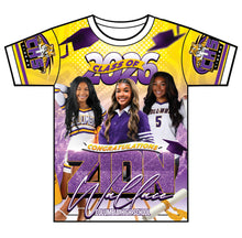 Load image into Gallery viewer, “Zion” Custom Designed 3D Graduation shirt
