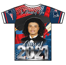 Load image into Gallery viewer, "AJ" Custom Designed Graduation 3D shirt