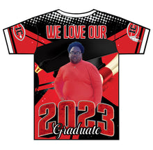 Load image into Gallery viewer, "A'Kevion" Custom Designed Graduation 3D shirt