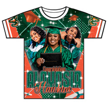 Load image into Gallery viewer, "Alayasia" Custom Designed Graduation 3D shirt