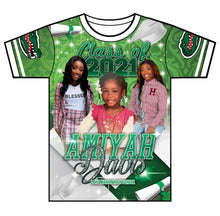 Load image into Gallery viewer, "Amiyah" Custom Designed Graduation 3D shirt