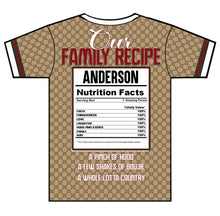 Load image into Gallery viewer, "Designer Family" Custom Designed Family Reunion 3D shirt