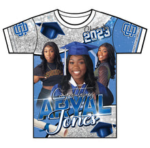Load image into Gallery viewer, "Aryal" Custom Designed Graduation 3D shirt