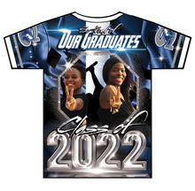 Load image into Gallery viewer, "Be and Monique" Custom Designed Graduation 3D shirt