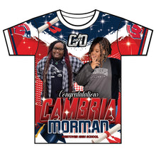 Load image into Gallery viewer, "Cambria" Custom Designed Graduation 3D shirt