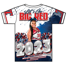 Load image into Gallery viewer, "Big Red" Custom Designed Graduation 3D shirt