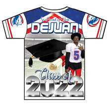 Load image into Gallery viewer, "Dejuan Enocher" Custom Designed Graduation 3D shirt
