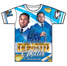 Load image into Gallery viewer, "Donato" Custom Designed Graduation 3D shirt