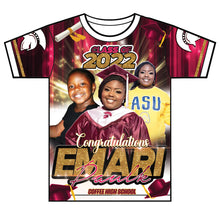Load image into Gallery viewer, "Emari" Custom Designed Graduation 3D shirt