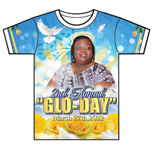 Load image into Gallery viewer, "Giving Flowers" Custom Designed Memorial 3D shirt