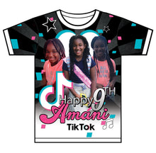 Load image into Gallery viewer, "Tick Tok You Dont Stop" Custom Designed Birthday 3D shirt