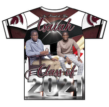 Load image into Gallery viewer, "Isaiah" Custom Designed Graduation 3D shirt