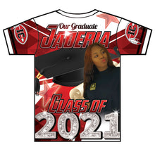 Load image into Gallery viewer, "Jaderia" Custom Designed Graduation 3D shirt