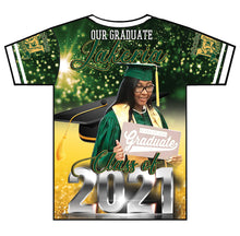Load image into Gallery viewer, "Jakeria" Custom Designed Graduation 3D shirt