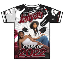 Load image into Gallery viewer, "Jaliyah Johnson" Custom Designed Graduation 3D shirt