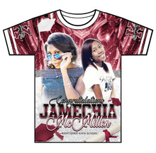 Load image into Gallery viewer, "Jamechia" Custom Designed Graduation 3D shirt