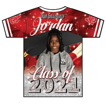 Load image into Gallery viewer, "Jordan Jackson" Custom Designed Graduation 3D shirt