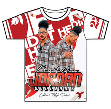Load image into Gallery viewer, "Jordan" Custom Designed Graduation 3D shirt
