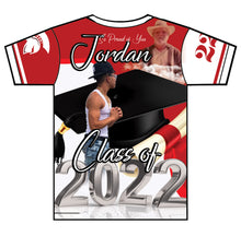 Load image into Gallery viewer, "Jordan" Custom Designed Graduation 3D shirt