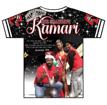 Load image into Gallery viewer, "Kamari" Custom Designed Graduation 3D shirt