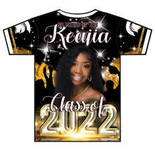 Load image into Gallery viewer, "Keiajia" Custom Designed Graduation 3D shirt