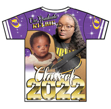 Load image into Gallery viewer, "Kelbie" Custom Designed Graduation 3D shirt