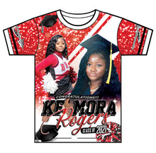Load image into Gallery viewer, "Ke'Mora" Custom Designed Graduation 3D shirt