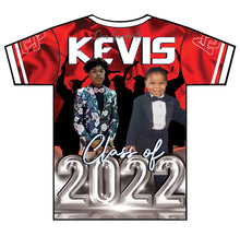 Load image into Gallery viewer, "Kevis" Custom Designed Graduation 3D shirt