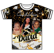 Load image into Gallery viewer, "Fireworks" Custom Designed Graduation 3D shirt