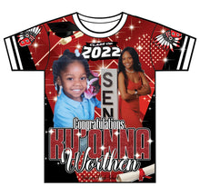 Load image into Gallery viewer, "Ky'onna" Custom Designed Graduation 3D shirt