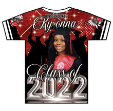 Load image into Gallery viewer, "Ky'onna" Custom Designed Graduation 3D shirt