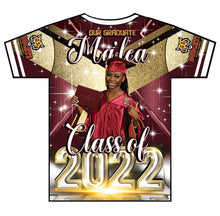 Load image into Gallery viewer, "Malea" Custom Designed Graduation 3D shirt