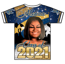 Load image into Gallery viewer, "Monaa'" Custom Designed Graduation 3D shirt