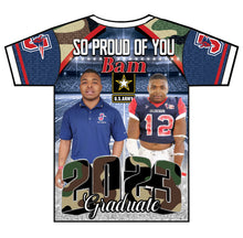Load image into Gallery viewer, "BAM" Custom Designed Graduation 3D shirt