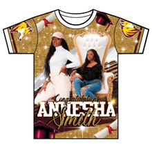 Load image into Gallery viewer, "Annesha" Custom Designed Graduation 3D shirt