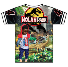 Load image into Gallery viewer, "Jurassic Park" Custom Designed Birthday 3D shirt