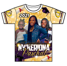 Load image into Gallery viewer, "Nykeriona Paschal" Custom Designed Graduation 3D shirt