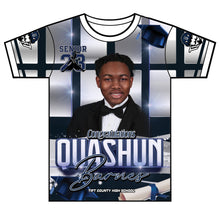 Load image into Gallery viewer, "Quashun" Custom Designed Graduation 3D shirt