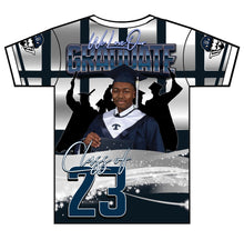 Load image into Gallery viewer, "Quashun" Custom Designed Graduation 3D shirt