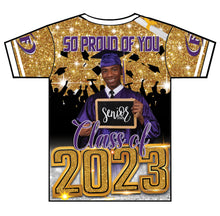 Load image into Gallery viewer, "Reggie Jr" Custom Designed Graduation 3D shirt