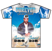 Load image into Gallery viewer, "Blue Skies" Custom Designed Memorial 3D shirt