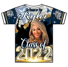 Load image into Gallery viewer, "Rylei" Custom Designed Graduation 3D shirt