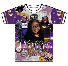 Load image into Gallery viewer, "Sanieya" Custom Designed Graduation 3D shirt