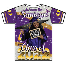 Load image into Gallery viewer, "Sanieya" Custom Designed Graduation 3D shirt