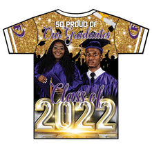 Load image into Gallery viewer, "Sanieya & Ricky" Custom Designed Graduation 3D shirt