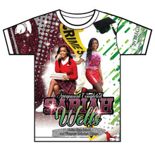 Load image into Gallery viewer, "Sariah Wells" Custom Designed Graduation 3D shirt